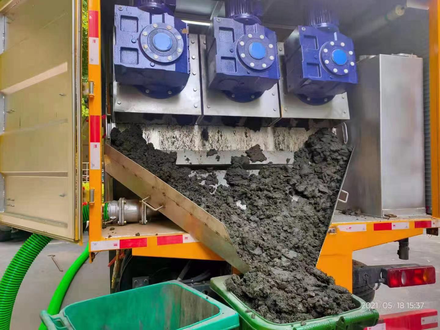 大峪镇化粪池清掏城市维护站-泥浆净化干湿分离处理